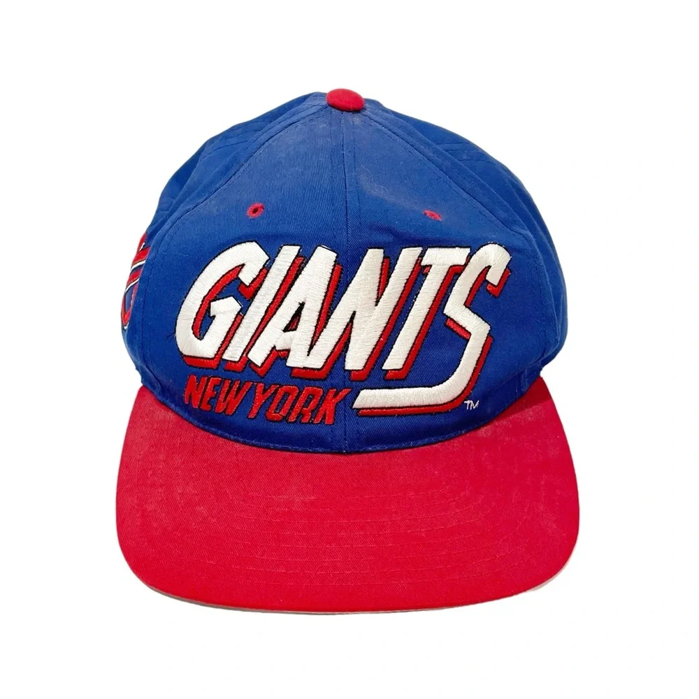 Team NFL Vintage New York Giants One Size Adjustable Snap Hat Football